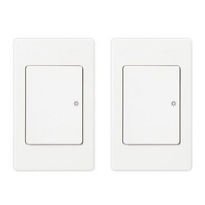 JINHEUNG V系列 乳白單切1開關, 2個