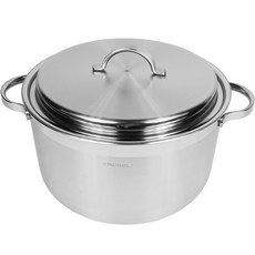 CROBELL 整體3層不鏽鋼熊鍋電磁爐IH, 單色, 28厘米