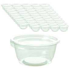 HCN 透明醬料瓶 50入 + 瓶蓋 50入, 50個, 1套