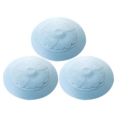 THE ZAKKA 衛浴雙排水管過濾器 Y217LCCF031 藍色, 3片, 白色