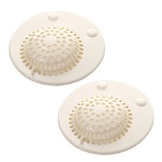 THE ZAKKA 浴室排水孔過濾器 Y217LCCF050 白色 M號, 2件, 白
