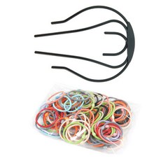 루머스 시크릿 비녀핀 HU065 + 머리끈 HU072 100p 랜덤 발송, 1세트