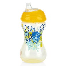 누비 클릭잇 못난이 스파우트컵 300ml 10282, 옐로우, 1개