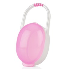 Nuby 奶嘴收納盒, 粉色, 1入
