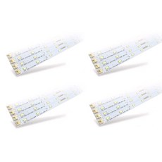 반디 24W LED 모듈 바, 화이트, 4개