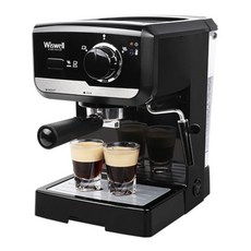 위즈웰 에스프레소 커피 머신 블랙, WC2300