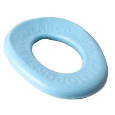 GIRAFFE 孩童字馬桶坐墊 A13, 藍色