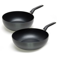 키친스토리 하드티타늄 궁중팬 2p 세트, 궁중팬 24cm + 궁중팬 28cm