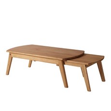 한샘 마루 좌식테이블 확장형, 브라운