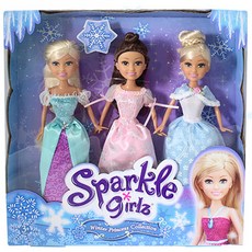 Sparkle Girlz 閃耀女孩冬季公主系列娃娃, 混色