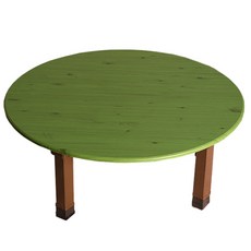 Hanmokfurniture Arnia 可折疊多用途圓桌 661, 水洗綠