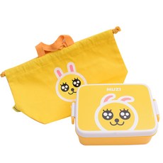 LiLFANT Kakao Friends Nubo 方形便當袋, 素色, 1個