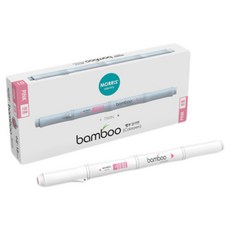 모리스 뱀부 트윈 수성칼라펜, 01 핑크, 12개