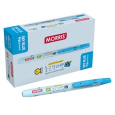 MORRIS 水果香味圓頭彩色螢光筆, 天藍色, 12個