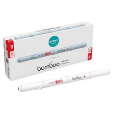 MORRIS Bamboo 雙頭水性彩色筆, 03 紅色, 12個