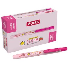 MORRIS 水果香圓頭彩色螢光筆, 粉紅色, 12個