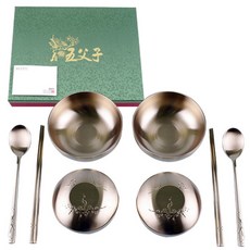 GOzip 手工雕刻單件碗具套組, 1組, 飯碗+飯碗蓋+湯碗 2入+湯匙 2入+筷子 2雙+傳統包裝袋+禮盒+禮品袋