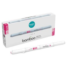 모리스 뱀부 트윈 수성칼라펜, 02 퓨어핑크, 12개