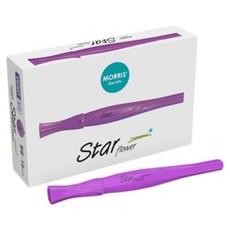 MORRIS 星花熒光筆, 紫色的, 12件