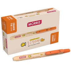 MORRIS 水果香味圓頭彩色螢光筆, 橘色, 12個