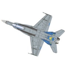 ACADEMY PLASTIC MODEL 1/72 美國海軍 F/A-18C VFA-82 掠奪者塑膠模型飛機, 1個