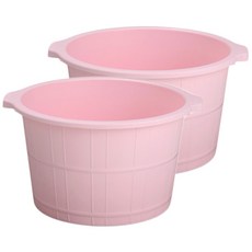리버그린 프리미엄 족욕 바스켓 핑크, 2개입