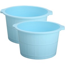 리버그린 프리미엄 멀티 족욕 바스켓 블루, 2개입