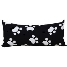 이코니하우스 판다즈 등쿠션 솜포함, 블랙