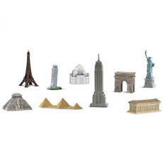 Safari Ltd 世界建築管裝公仔 Around the World 679604, 1個