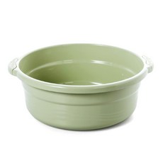 THE ZAKKA 多功能握把洗臉盆, Y217LBBN035（橄欖色）, 1個