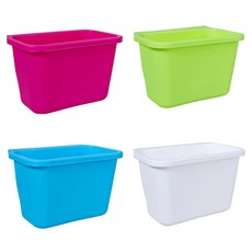 필립로지스틱 싱크대 거치 플라스틱통, 랜덤 발송, 2개입