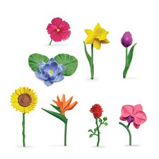 Safari Ltd 花朵管裝公仔 Flowers 682904, 1個