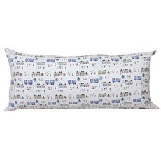 ECONY HOUSE 巴士圖案靠枕, 藍色