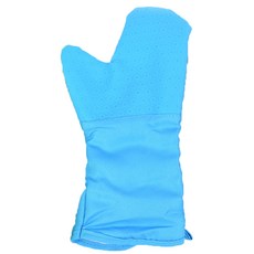 INTERPOP 矽膠烤箱手套, 1個, 藍色