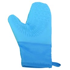 INTERPOP 矽膠烘焙手套, 1個, 藍色