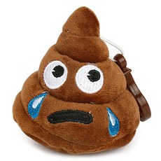 누리토이즈 이모지 똥 가방고리 인형 눈물방울, 7cm, 1개