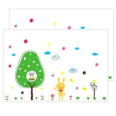 포트렘 포인트 스티커 아이방 시리즈 2p, 토끼마을