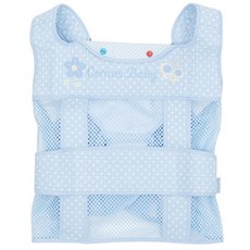 코모스베이비 플라워 기능 망사 포대기, 블루