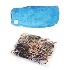 Rumours 快乾吸水毛巾 HU082+髮圈 HU073 50入, 1組