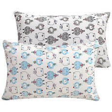 BED&DECO 動物圖案枕頭套組 2入