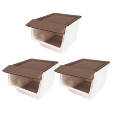 Nape多功能收納箱 34L, 3個, 棕色