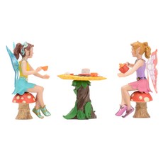 사파리엘티디 피규어 876029 요정들의티파티세트 Fairy Fantasies Tea Party Set, 1개