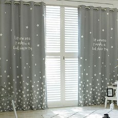 쉬즈홈 거실용 아일렛 암막커튼 2장