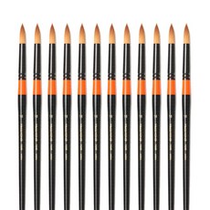 HWAHONG 華虹 700系列水彩畫筆, 16 號, 12件