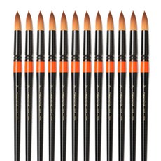 화홍 수채화붓 700R, 24호, 12개입