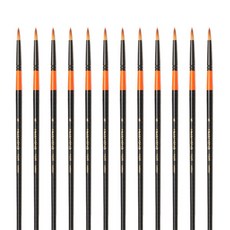 화홍 수채화붓 700R, 6호, 12개입