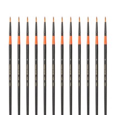 화홍 수채화붓 700R, 4호, 12개입