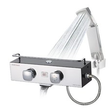 MIRINAE 擱板式浴室淋浴龍頭 銀色 RM2000S, 1個