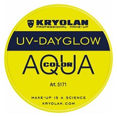 크리오란 아쿠아컬러 UV 데이글로우 페이스 페인팅 8ml, 옐로우, 1개