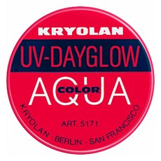 크리오란 아쿠아컬러 UV 데이글로우 페이스 페인팅 8ml, 핑크, 1개
